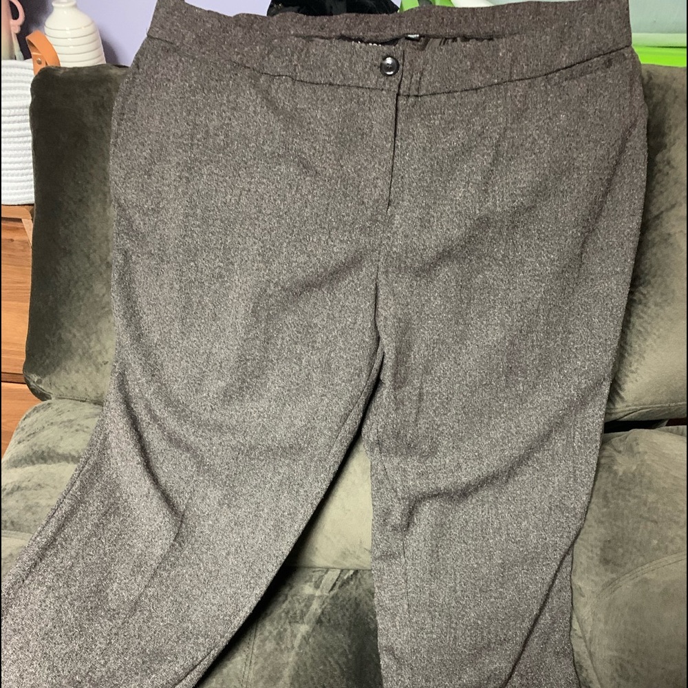 Briggs dark brown tweed dress pants